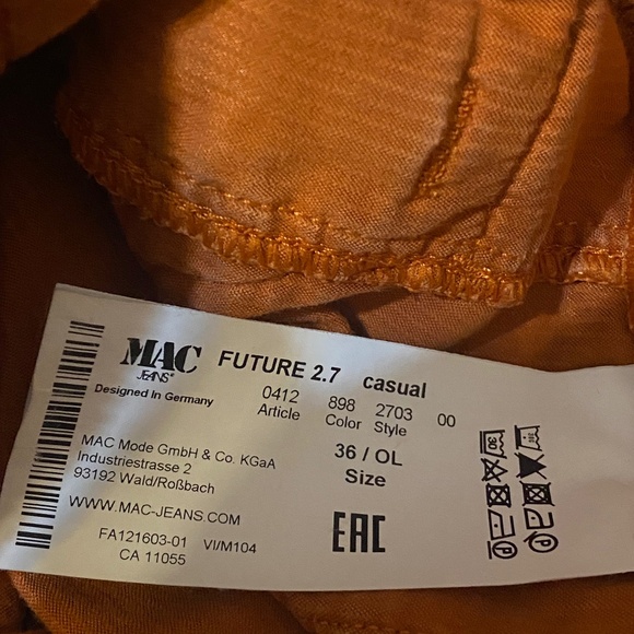 Mac Jeans corduroy jogger pant. Sz euro 36 - Picture 14 of 15